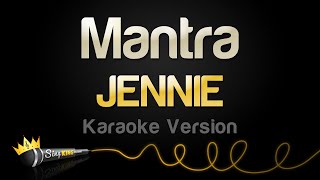 JENNIE  Mantra Karaoke Version [upl. by Zacharias]