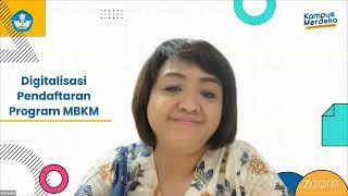 Sosialisasi Digitalisasi Pendaftaran Program MBKM [upl. by Donni127]