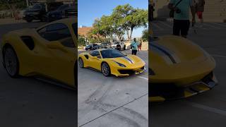 Amazing Ferrari 488 Pista in Matte Yellow [upl. by Cynarra]