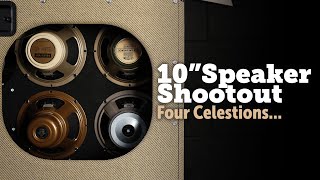 Celestion 10quot speakers shootout G10 creamback greenback vintage and alnico gold [upl. by Tammany]