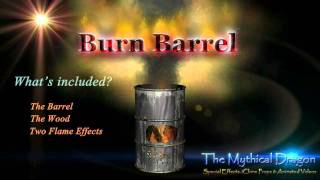 iClone Prop  Burn Barrel  Props amp Special Effects  iClone 4 Pro [upl. by Autrey]