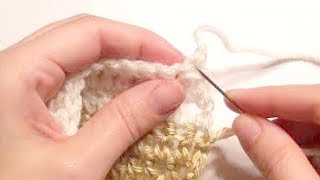 Crochet Color Change amp Finishing Techniques Tutorial [upl. by Xymenes]