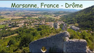 Marsanne Charming Medieval village in the Drome France [upl. by Ylahtan211]