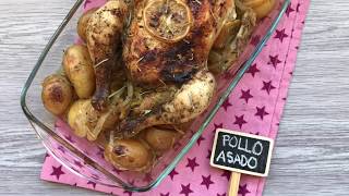 POLLO ASADO en OLLA DE COCCIÓN LENTA o CROCKPOT ¡Súper sabroso [upl. by Lombardo]