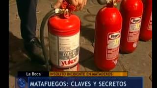 Características de los matafuegos  Telefe Noticias [upl. by Tiffany]