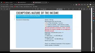 Exempt income [upl. by Lemieux]