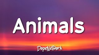 Maroon 5  Animals Lyrics [upl. by Vincenz394]