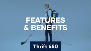 Features amp Benefits  Thrift 650 Backpack Vacuum  Pacvac Product Training Video [upl. by Christal]