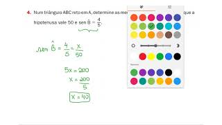 C02 RAZÕES TRIGONOMÉTRICAS NO TRIÂNGULO RETÂNGULO 04 [upl. by Annahoj692]