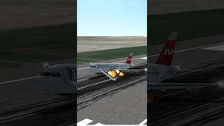 Nord Wind A320 Belly Landing aviation avgeek crash emergency landing plane flightsimulator [upl. by Ameyn]