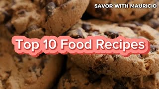 Top 10 MustTry Recipes Easy and Delicious for Every Occasion food cooking viralvideo top10 [upl. by Ilwain]