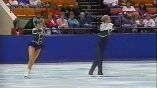 Menzies amp Wheeler CAN  1989 Skate America Pairs Free Skate [upl. by Adnoral]