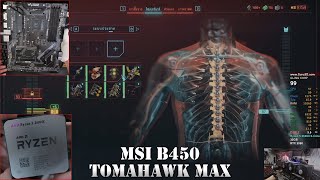 MSI B450 TOMAHAWK MAX กับ RYZEN 5 3600X  024600  000626 [upl. by Badr]