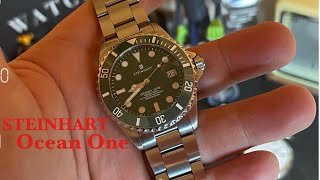 Best value dive watch STEINHART Ocean One 39mm double green ceramic [upl. by Cyprian]