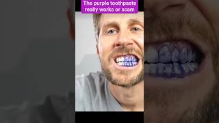 PURPLE TOOTHPASTE DOES IT WORK OR NOT 🤔 SCAM [upl. by Leaper271]