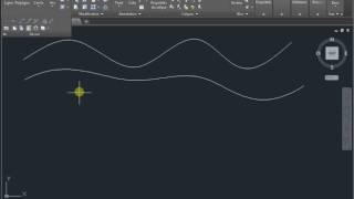 Ligne ondulée autocad [upl. by Merritt]