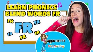 Learn Phonics Song for Children Blends Songs Letter FR  Consonant Song for Kids by Patty Shukla [upl. by Minier]