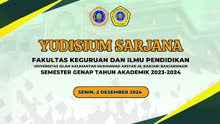 Yudisium Sarjana Fakultas Keguruan Dan Ilmu Pendidikan [upl. by Attalie375]