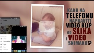 Kako napraviti video sa slikama i muzikom na telefonu [upl. by Dadelos791]