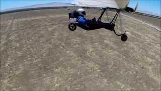 Electric Powered Millennium Hang Glider [upl. by Assylla33]