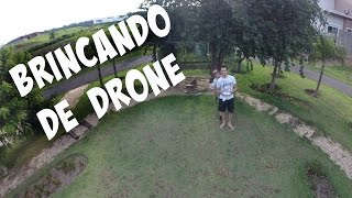 Pilotando o Drone pela Primeira Vez  Vlog  Fabi Santina [upl. by Petronia11]