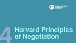 The Harvard Principles of Negotiation [upl. by Gus]