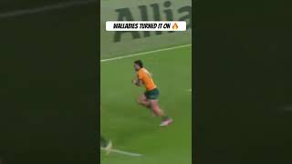 Wallabies Turned It On 🔥 youtubeshorts shorts wallabies englandrugby rugby rugbyhighlights [upl. by Haletta]