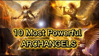 Divine Warriors Top 10 Most Powerful Archangels in Heaven [upl. by Humfrey981]