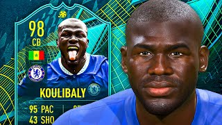 BETTER THAN VARANE 👀 98 Moments Koulibaly Player Review  FIFA 22 Ultimate Team [upl. by Ashatan]