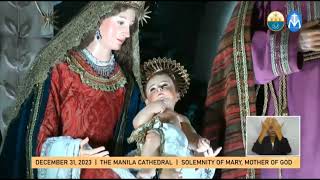 LIVE  New Year’s Eve mass sa Manila Cathedral News5 December 31 2023 [upl. by Corel]