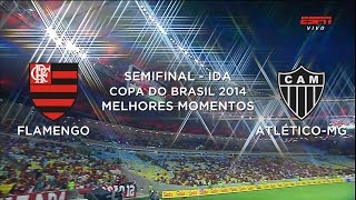 Melhores Momentos  Flamengo 2 x 0 AtléticoMG  Copa do Brasil  29102014 [upl. by Hajar]