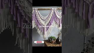 Macrame wall hanging large Eclectic home decor Macrame on driftwoodshortsvideo macrame [upl. by Ttirb549]