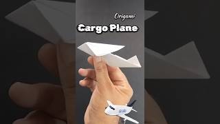 Cargo Plane Origami  How to make Cargo plane  Cargo plane toy [upl. by Rask]