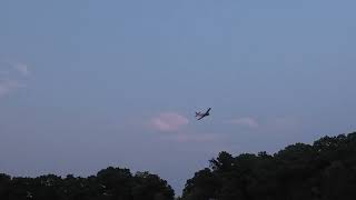 Eflite T28 Trojan 12m  second slow evening flight [upl. by Daggett]