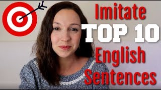 How to Pronounce TOP 10 English Sentences [upl. by Aisatnaf134]