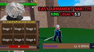 HOW TO GET FULL BODY HAKI EASILY IN KING LEGACY 50 [upl. by Nnor]