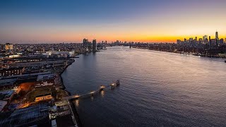 INSIDE a MAGNIFICENT WATERFRONT PENTHOUSE w RIVER VIEWS in NYC  21 India St PHD  SERHANT Tour [upl. by Lathrop]