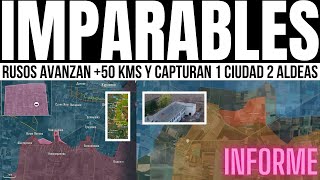 IMPARABLES RUSOS AVANZAN 50 KMS LIBERAN 1 CIUDAD 2 ALDEAS KURAJOVO COCINADO EL CALDERO DETALLES [upl. by Julio]