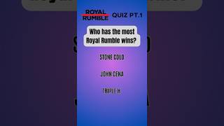 Who will win the 2025 Royal Rumble royalrumble quiz fyp wrestling wwe johncena viralvideo [upl. by Adnak17]