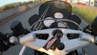 BMW K1300R First Ride POV  LOUD EXHAUST SOUND [upl. by Bomke]