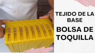 🟩 Bolsa De Toquilla  Tejido de la Base [upl. by Mercorr]