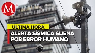 Alerta sísmica se activa por error en algunas zonas de CdMx [upl. by Nodnarg729]