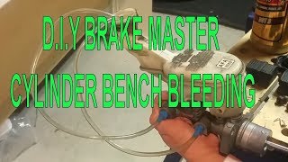 DIY Bench Bleeding A Brake Master Cylinder Cheap amp Easy [upl. by Yalc]