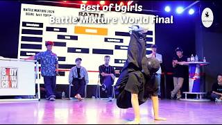 Best of bgirls at Battle Mixture World Finals in Kyoto [upl. by Lardner]