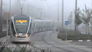 Jerusalem Light Rail  The First Day In Service [upl. by Warga302]