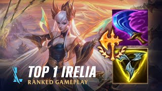 Wild Rift IRELIA  TOP 1 Divine Sword Irelia S14 Ranked Gameplay  Build [upl. by Desdemona600]