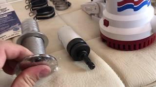 Backup Bilge Pump install part 1 [upl. by Yliab982]