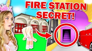 NEW SECRET In FIRESTATION In Brookhaven Roblox [upl. by Enail]