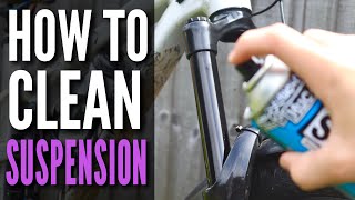 How To Maintain  Clean Your MTB Suspension [upl. by Viridissa581]