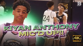 Syracuse commit Kiyan Anthony micd up against 5star Meleek Thomas  FULL GAME HIGHLIGHTS [upl. by Pyszka742]